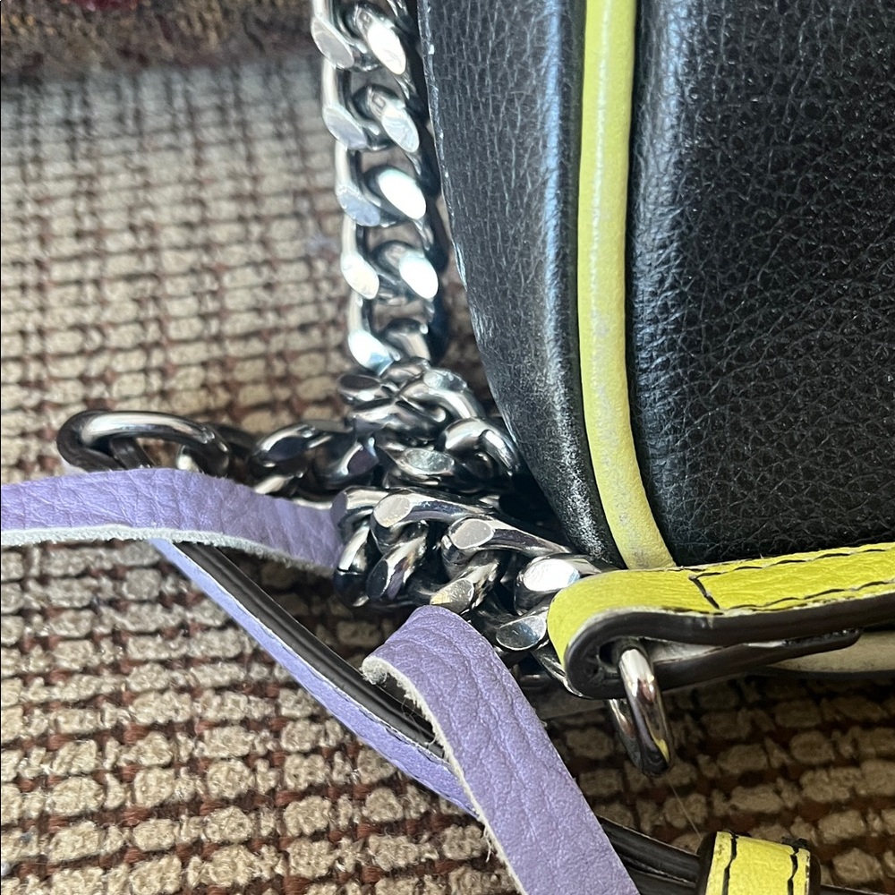 Aimee Kestenberg Yellow and Purple Crossbody Bag - Picture 10 of 16